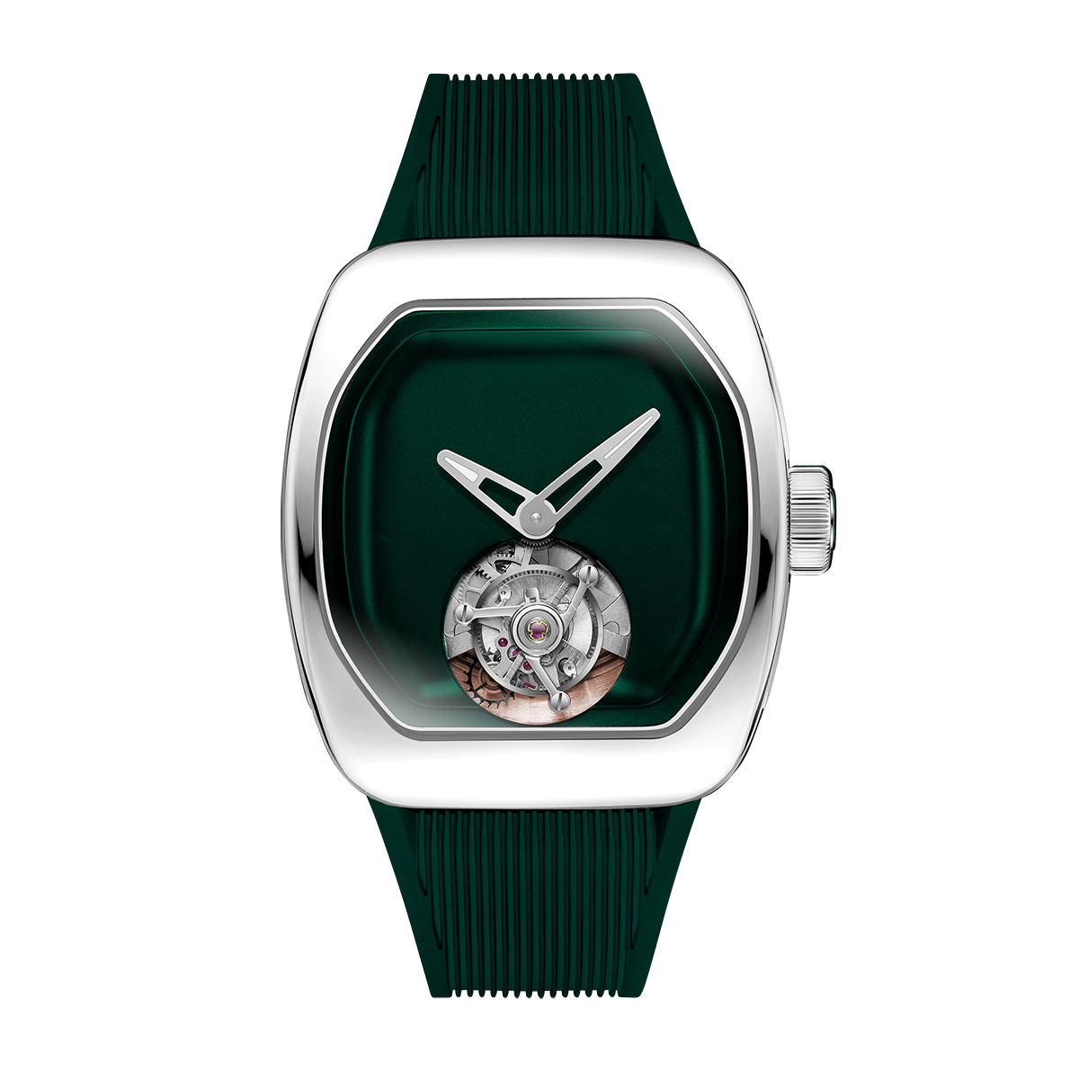 UFOトータスポット シルバー ZEROO T9&T9-01 AUTOMATIC TOURBILLON UFO – ZEROO TIME Co.